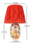 Opviq Lámpara de Mesa BK031 Naranja